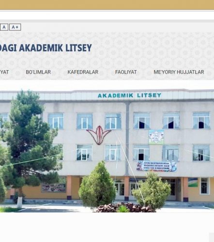 NAMDU Qoshidagi Akademik Litsey.uz